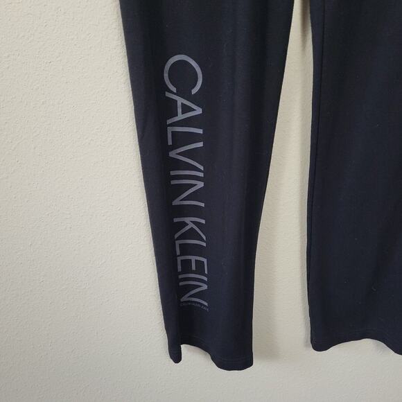 Calvin Klein Jeans Mens Black Drawstring Straight Leg Sweats Pants Size Medium - Picture 5 of 11